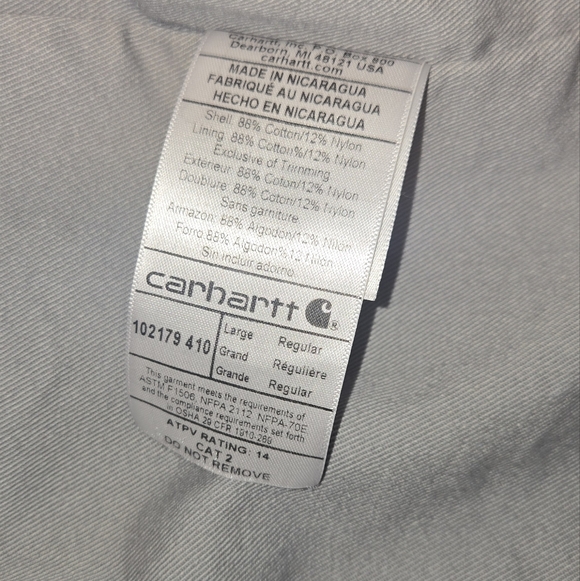 Carhartt Men FR Full Swing Quick Duck Jacket - Picture 5 of 6